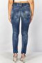 Women Regular Fit Washed Stretchable Jeans, Blue - 2