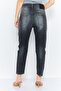 Women Slim Fit Washed Denim Jeans, Wash Grey - 4