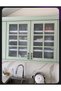 White 55 Cmx10 Mt Leather Satin Luxury Quilted French Guipure Detailed Shelf Drawer Cover Free Overlock - 6
