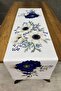 Blue Rose Patterned Runner 40X140 cm