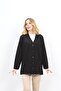 Steel Knitted Mother Cardigan Black - 9