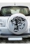 Gear Tiger Vehicle, Car, Auto, Motorcycle, Helmet, Laptop, Glass Sticker 15X14 cm - 2