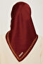 Dj Pure Silk Scarf 9260D (S) (Sura) 90 X 90 Bordeaux 81 - 4