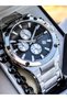 Brand Silver Color Steel Cord, Men's Watch Rosary Bracelet with Gift - 6