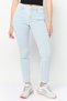 Women Skinny Fit Textured Denim Jeans, Blue Wash
