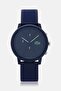 Men 2011244 Rubber Strap Watch 36 Mm, Navy