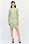 Women Plain Bodycon Dress, Olive - 3