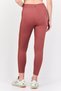 Women High Rise Sportswear Fit Yoga Leggings, Brown - 3