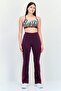 Women Sportswear Fit Training Flared Leggings, Purple - 4