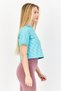 Women Sportswear Fit Short Sleeve Outdoor T-Shirt, Light Green - 4