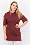 Women Sportswear Fit Short Sleeve Training Top, Brown