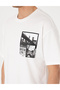White Comfort Fit Crew Neck T-Shirt 50310144-Vr013 - 7