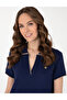 Navy Blue Regular Fit Polo Neck Knitted Dress 50308462-Vr033 - 2