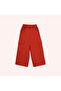 Girl's High Waist Cargo Pomegranate Pants