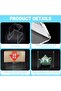 Pack of 9 Small Acrylic Display Stands, Transparent Rectangular Acrylic Shelf for Organisation - 4