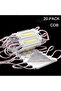 وحدة إضاءة LED COB فائقة السطوع 20 قطعة بيضاء دافئة 12 فولت IP65 مقاومة للماء بإضاءة خلفية للوحة إعلانات المتجر - 7