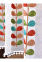 Fixed Pleat 150x60cm white Four color branch Embroidered Semi Sheer Curtain Kitchen Tiers Half Windo - 6