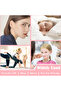 50 Pcs 50pcs Clear Earrings for Sports Plastic Transparent Stud Earrings Acrylic for Women Men Sport - 2