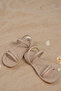 Women's Dark Beige Rome Double Strap Puff Sandals 2cm Byndrsl01 - 6