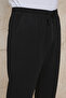 Men's Black Linen Loose Cut Comfortable Fit Trousers - 3
