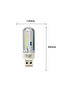 مصباح تخييم LED صغير أبيض دافئ 5 فولت ضوء ليلي LED خيط USB إضاءة محمولة مصباح USB للشحن - 2