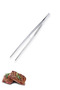 Professional Chef Tweezers Barbecue Brazier Meat Cooking Frying Serving Tongs Ergonomic Cook Use