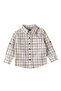 Boys Woven Cotton Checkered Shirt
