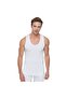Men's Ribbed Flexible Cotton Undershirt Ter0102 Economical Pack of 6