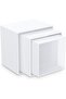 Acrylic Cube Display Nesting Risers with Hollow Bottoms 3PCS - 7