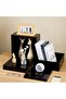 7 Pcs Acrylic Display Box Acrylic Cube 5 Sided Acrylic Box with Hollow Bottom Food Risers 7 Size - 2