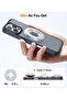 2025 Thin MagSafe Grip, Dual-Ring, Kickstand, Magnetic for iPhone 16-11/Samsung/Google. Silver White - 3