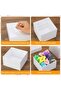 9 Pcs Acrylic Buffet Risers Display Box Cube Display Riser 5 Sided for Display with Hollow Bottoms - 6