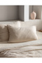 Agnes Single Muslin Yarn-Dyed Elastic Sheet Duvet Cover Set - Beige - 4