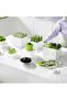 2 Sets of 3 Steps Acrylic Display Risers, 5-Sided Acrylic Riser with Hollow (Square-White) - 4