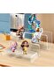 6 PC Display Stand for Amiibo Funko POP Figures, Cupcakes, Food Display, Cabinet- 10 x 3.9 x 3.9 in - 5