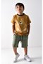 Boys Printed T-shirt Shorts Set - 7