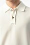 Polo Neck Ecru Tshirt - 3