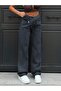 Pants Front Placket Straight Leg High Waist - 3
