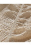 Agnes Single Muslin Yarn-Dyed Elastic Sheet Duvet Cover Set - Beige - 7