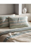 Sheryl Single Muslin Yarn Dyed L Fitted Sheet I N Duvet Cover Set - Blue/Green - 4