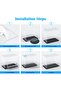 4-Tier Clear Acrylic Display Case Display Box Display Stand with Door,Countertop Display Case - 6