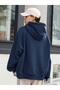 Trendpunky Women's Navy Blue Teamed Printed Sweatshirt - 4