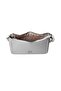 Textured Sling Bag Grey - 4
