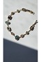 Geometric Gold Steel Bracelet with Colored Stones – Hypoallergenic - 4