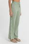 Muslin Trousers - Muslin Wide-Leg Trousers - Side Button Trousers - 2100 - 3