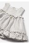 Baby Girl Striped Diaper Cover Dress Blue 1844 - 3