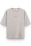 New York City Back Printed Semi Oversized Stone Color Tshirt 1384 - 2