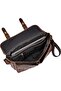 Men's Greenville Leather Travel Courier Messenger Bag, Cognac - 3