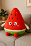 Watermelon Slice Plush Pillow 40 cm – Soft Plush Toy, Cute Fruit Design, Gift - 2