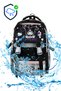 Korean Style Plaid Thermal School Backpack Set for Girls with Lunchbox and Pen Holder - 4